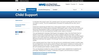 
                            9. Child Support - Family Court Division - NYC.gov