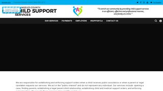 
                            9. Child Support Services – Los Angeles County