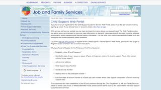 
                            10. Child Support Web Portal - Cuyahoga Job & Family Services