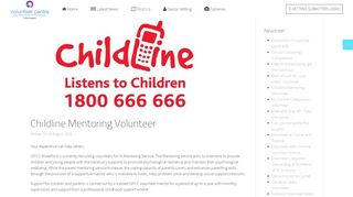 
                            9. Childline Mentoring Volunteer - Tipperary Volunteer Centre