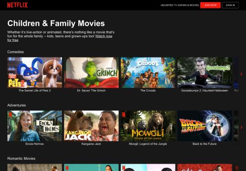 
                            4. Children & Family Movies | Netflix Official Site