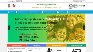 
                            1. ChildrenTrackChild 2.0 | National Tracking System for Missing ...