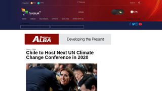 
                            7. Chile to Host Next UN Climate Change Conference in 2020 ...
