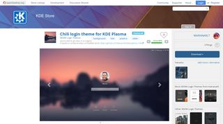 
                            10. Chili login theme for KDE Plasma - store.kde.org