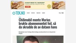 
                            9. Chilimobil mente Marius brukte abonnementet feil, så da skrudde de ...