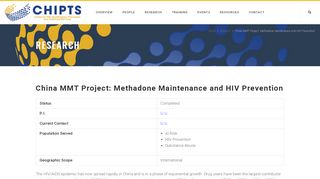 
                            12. China MMT Project: Methadone Maintenance and HIV Prevention ...