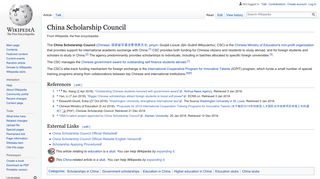 
                            10. China Scholarship Council - Wikipedia