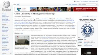 
                            9. China University of Mining and Technology - Wikipedia