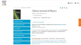 
                            10. Chinese Journal of Physics - Elsevier