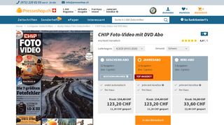 
                            11. CHIP Foto-Video mit DVD Abo - Presseshop.ch