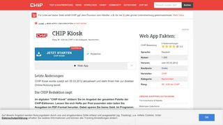 
                            5. CHIP Kiosk - Web-App - CHIP
