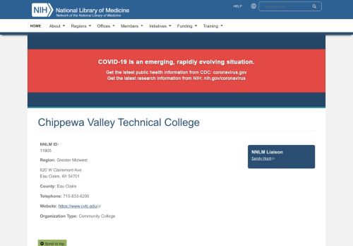 
                            10. Chippewa Valley Technical College | NNLM
