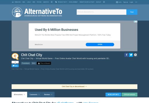 
                            5. Chit Chat City Alternatives and Similar Websites and Apps ...