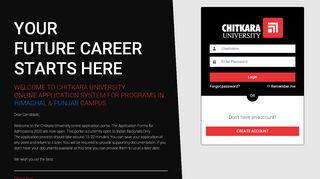 
                            4. Chitkara University: Online Admissions 2018