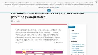 
                            6. Chiude l'ecommerce Gli Stockisti: cosa succede agli acquisti?