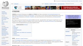 
                            8. CHKDSK – Wikipedia