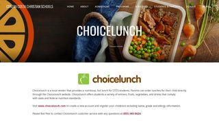 
                            7. Choicelunch - CONTRA COSTA CHRISTIAN SCHOOLS