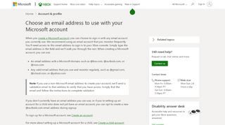 
                            9. Choose an Email Address to Use with Your Microsoft Account