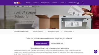 
                            8. Choose & Create Return Labels | FedEx Return Solutions