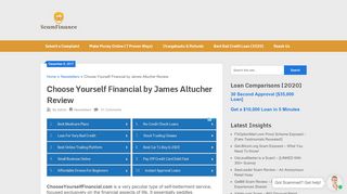 
                            6. Choose Yourself Financial by James Altucher Review - ScamFinance