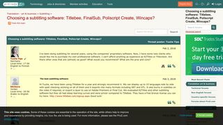 
                            5. Choosing a subtitling software: Titlebee, FinalSub, Poliscript ...