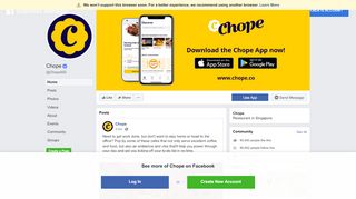 
                            7. Chope - Home | Facebook