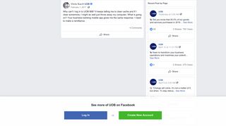 
                            10. Chris Xue - Why can't I log in to UOB BIB? It keeps... | Facebook