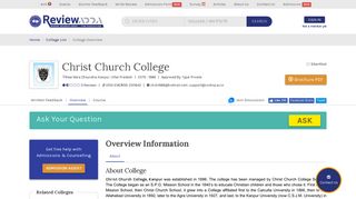 
                            9. Christ Church College In Uttar Pradesh - College Courses List