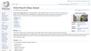 
                            8. Christ Church College, Kanpur - Wikipedia