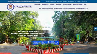 
                            1. Christ College, Irinjalakuda Autonomous