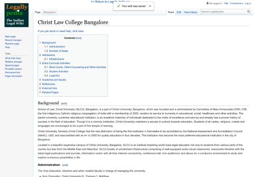 
                            13. Christ Law College Bangalore - Legallypedia