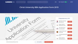 
                            12. Christ University BBA Application Form 2019 (Available) - Apply ...