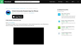 
                            12. Christ University Student App for iOS - Free download and software ...