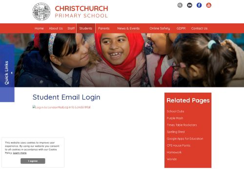 
                            5. Christchurch Primary School - Student Email Login