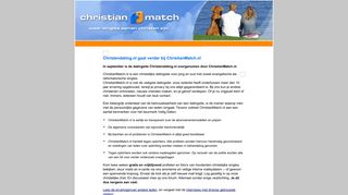 
                            4. Christendating.nl gaat verder bij Christianmatch - ChristianMatch