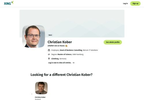 
                            2. Christian Kober - Manager Training - Werum IT Solutions | XING