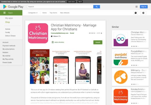 
                            9. Christian Matrimony - Trusted choice of Christians - Apps on Google ...