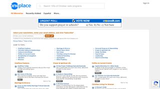 
                            7. Christian Newsletters - Free Email Newsletters From OnePlace.com