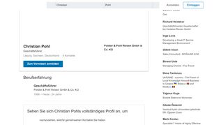 
                            11. Christian Pohl – Geschäftsführer – Polster & Pohl Reisen Gmbh & Co ...