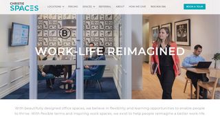 
                            5. Christie Spaces: Coworking Spaces, Hot Desks, & Private Office Space