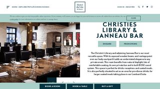 
                            13. Christies Library | Private Dining | Hotel du Vin Bristol