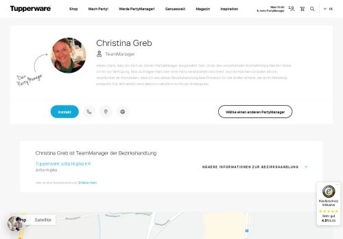 
                            7. Christina Greb – TeamManager – Tupperware