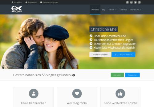 
                            8. Christliche Ehe - Mit cxSingle kann das wahr werden