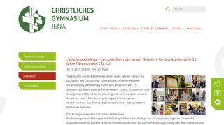 
                            7. Christliches Gymnasium Jena: „SchulmoodleJena - Lernplattform der ...