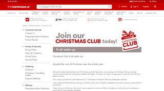 
                            1. Christmas Club - The Warehouse