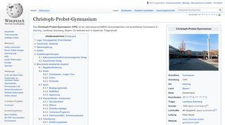 
                            7. Christoph-Probst-Gymnasium – Wikipedia