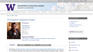 
                            12. Christopher Sebastian Parker | Department of Political Science ...