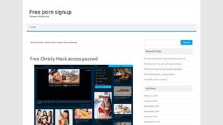 
                            9. christymack.puba.com password | Free porn signup