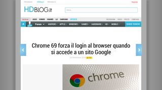 
                            11. Chrome 69 forza il login al browser quando si accede a un sito Google