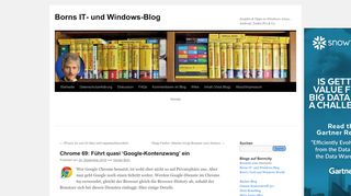
                            6. Chrome 69: Führt quasi 'Google-Kontenzwang' ein | Borns IT- und ...